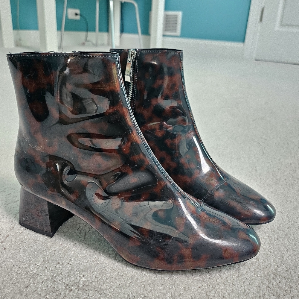 Zara Tortoise shell boots